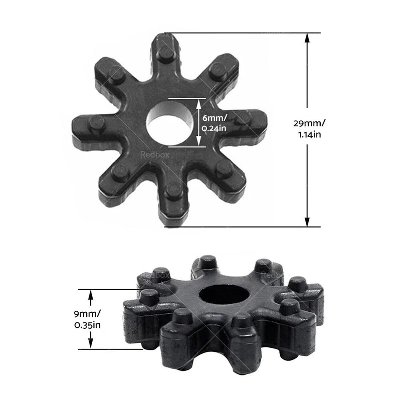 Hyundai i30, Sonata, Santa Fe, Kia 10 x Steering Column Rubber Flex Couplings