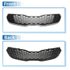 Kia Forte (2014-2016) Black Chrome Silver Tone Upper Bumper Grille