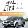 Subaru Forester 8pcs Front Lower Rear Ball Joints Sway Bar Links Tie Rods (2003-2018)