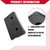 Dodge Ram Plastic Black License Plate Frame Bracket (2013-2022)