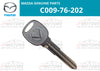 MAZDA MX-5 MIATA Spare Secondary Blank Key (1994–1997)