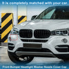 BMW X6 Front Right Washer Nozzle Cover Cap Silver Tone (2015-2019)