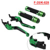 Kawasaki ZX6RR Extendable Brake Clutch Levers & Handlebar Grips (2003-2004)