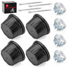 Honda FourTrax 300 TRX300FW 4x4 4X Wheel Center Cap Kit (1992-1998)