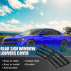 Dodge Charger 2011-2021 Air Vent Scoop Shades 2 x Rear Window Louvers