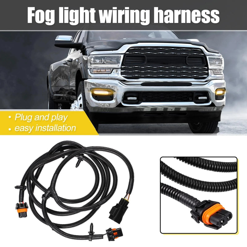 Dodge Ram 2500 3500 4500 5500 Fog Light Jumper Wiring Harness (2010-2018)