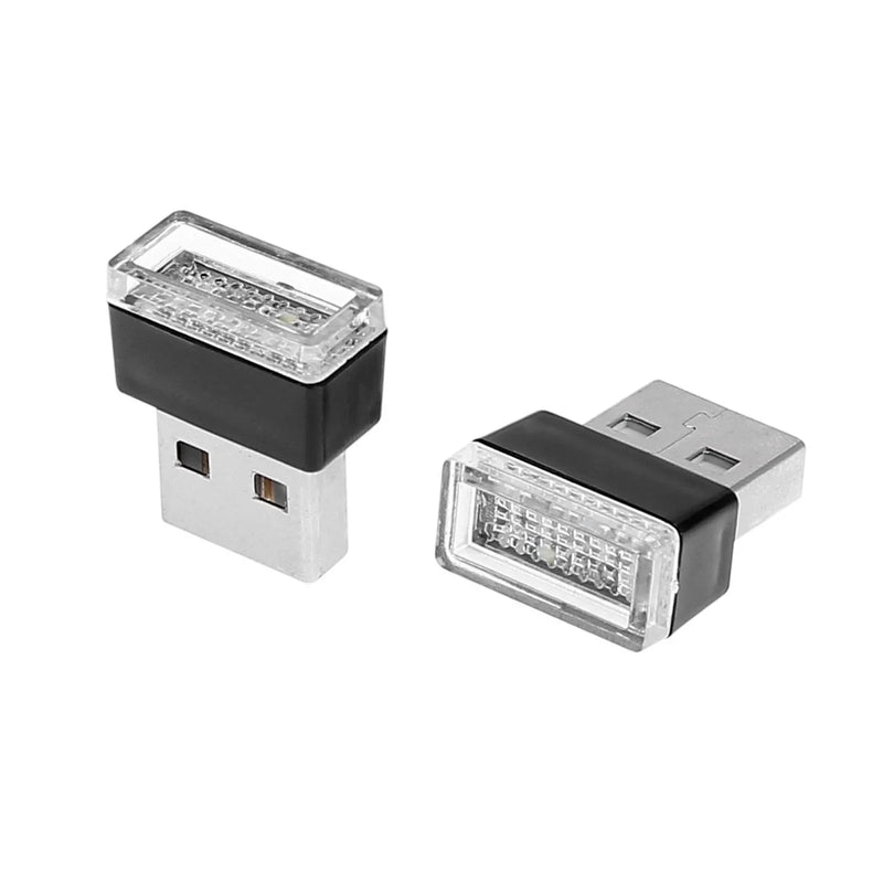 Universal Car Interior Atmosphere Lamp 3 x Mini USB LED Lights