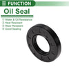 Oil Seal NBR Rubber 32x62x10mm High Pressure Black 5 Pcs