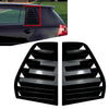 VW Golf MK5 Gloss Black Rear Window Louver Cover Trim (2004-2008)