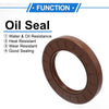 Oil Seal 70x110x13mm Brown 2 x Pcs FKM Rubber