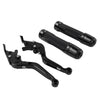 Benelli TRK502 / X Black Extendable Brake Clutch Levers & Grips (2017-2023)