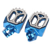 Suzuki RMZ250 RMZ450 Aluminum Footpegs  Footrests Blue (2010-2015)