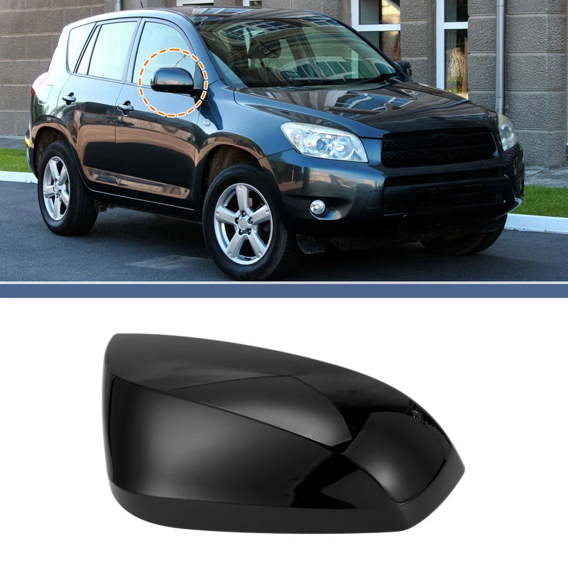 Toyota RAV4 Right Side Mirror Cover Cap Gloss Black (2019–2024)
