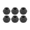 Universal Vehicles 6PCS Black Rubber Ball Joint Dust Boot Covers