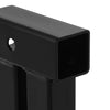 Dual 2in Trailer Receiver Hitch Rise-Drop Adapter Extension Tow 4000LB