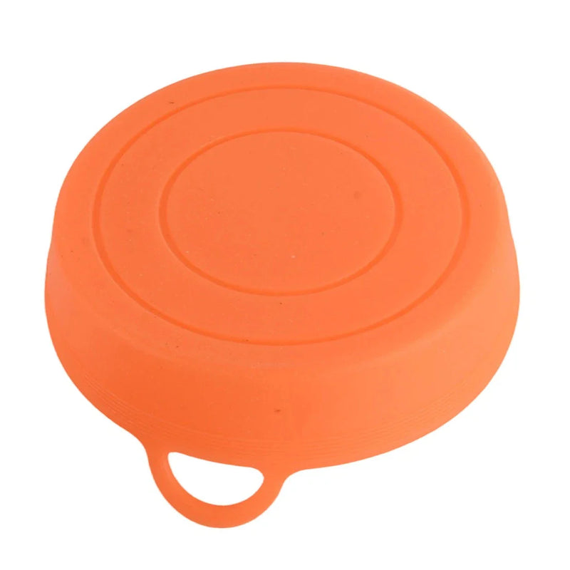 Silicone Anti-Slip Car Cup Holder Insert Coaster Mat Pad Universal Orange