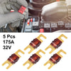 Car Truck Motorcycle Boat Audio 5 x 175A AFS Mini ANL Fuses