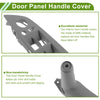 BMW X5 E70 Gray Door Panel Handle Pull Trim Cover (2007-2013)
