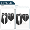 Honda Fit (2000-2008) Black 1 Set Car Door Anti Kick Pad Sticker Protector