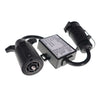 USA to EU 7-Way Blade to 7-Pin Round Trailer Light Converter