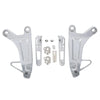 Honda CBR600RR Rear Passenger Footrests Footpegs Bracket Set (2003-2004)