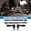 Chrysler 200, Dodge Dart 4 x Front Inner Outer Tie Rod End Links Kit