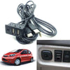 Car Dash Mount AUX Extension Cable 1.5M Dual USB Port Panel Adapter