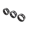 Subaru Forester XV Crosstrek WRX Black AC Climate Control Knob Ring Covers (2014-2021)