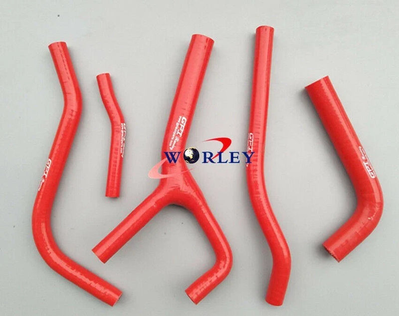 HONDA CR125 CR125R Blue Silicone Heater Radiator Hose (1983)