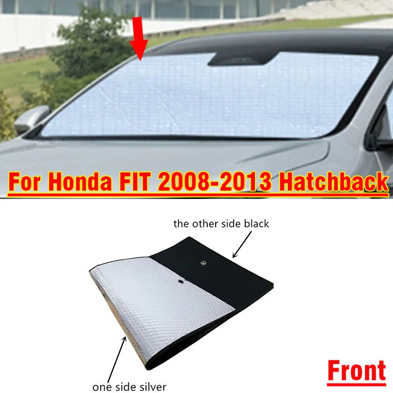 Honda Fit Hatchback Front Windshield Sunshade (2008–2013)