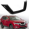 Nissan Rogue Gloss Black Front Bumper Grille Trim Molding (2017-2020)
