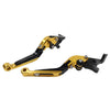 BMW S1000XR Gold CNC Folding Extendable Brake Clutch Levers (2015-2021)