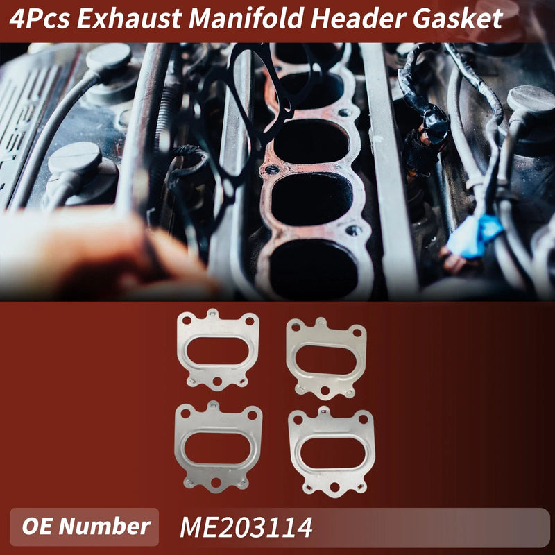 Mitsubishi Pajero 4 Pcs Exhaust Manifold Gasket (1999-2006)
