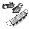 BMW 3 Series Front Lower Side Bumper Grille Fog Light Grill 3 x Pcs (2012-2018)
