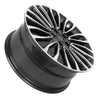 Ford Fusion 18x8 Rim Black & Machined Wheel (2017–2018)