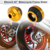 Motorcycle Slider Frame 15mm 2 x Gold Tone