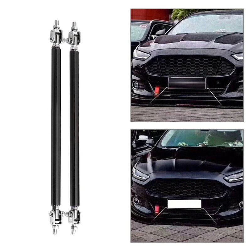 2015-2023 Adjustable Front Bumper Lip Splitter Strut Rod Tie Support Bar
