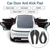 Ford EcoSport (2018) - Black Car Door Anti Kick Pad Sticker Protector