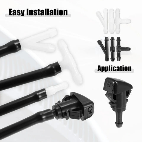 Jeep Grand with 2M Hose Front Windshield Washer Nozzle Kit