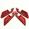 Toyota Camry 4Pcs Red Interior Door Handle Bowl Covers (2018-2023)