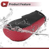 BMW 3 Series E90 Black Red Faux Leather Gear Shift Knob Cover (2004-2012)