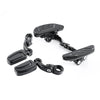 Harley Road Glide Passenger Floorboards & 1-1/4" Highway Footpegs (93-25)