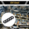 Oil Seal 26x52x8mm Black 5 Pcs