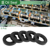 Oil Seal Seal Ring Rotary Shaft Seal NBR Rubber 22x38x7mm Black 5 Pcs