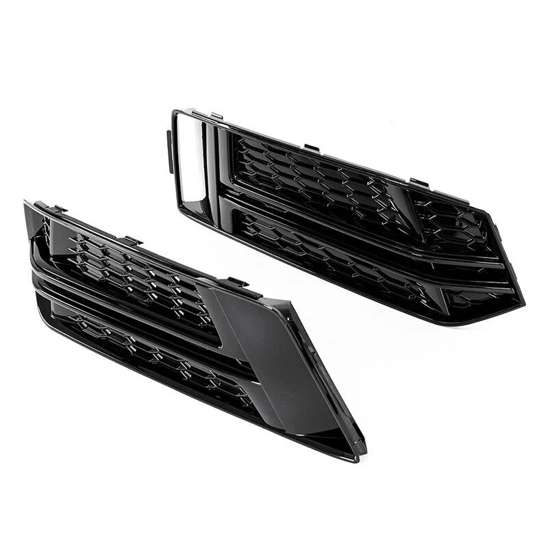 Audi A4 B9 S-Line 2016-2018 Front Fog Light Cover Black (2 x Covers)