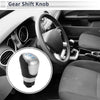 Ford Focus MK2 FL (2008-2011) - Plastic Blue Black Silver 6 Speed Shift Knob