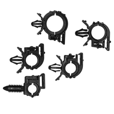 GM Mazda - Black 125 x Car Wiring Harness Fastener Clips