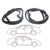 Mercedes-Benz W123 200 230E 280E 300TD 1976-1986 Rear Door Weatherstrip Set