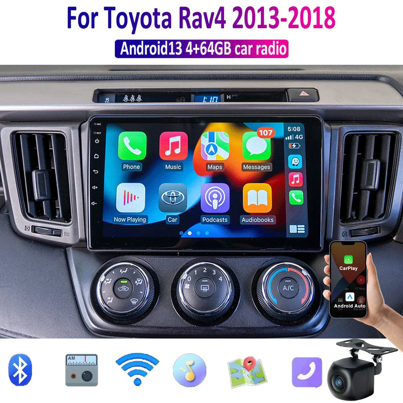 Toyota Rav4 9'' Car Stereo Radio Head Unit (2013-2018)