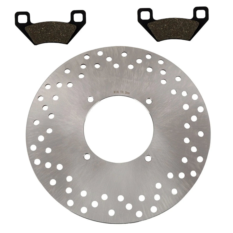 Arctic Cat MudPro 650–700 2 x Rear Brake Rotor & Pads (2010–2019)